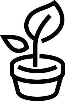 Growth business icon symbol vector image. Illustration of the progress outline infographic strategy  development design image