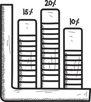 Growth business icon symbol vector image. Illustration of the progress outline infographic strategy  development design image