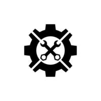 Setting Icon Vector Element Free , Gear Icon , Setting Logo Element