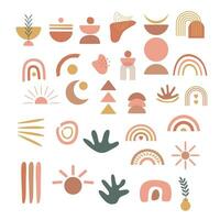 Abstract Shape Element Vector Collection Set