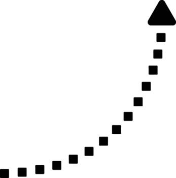 Growth business icon symbol vector image. Illustration of the progress outline infographic strategy  development design image