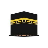 Makkah Illustration Element Vector . Mecca Illustration . kaaba Element Vector