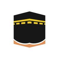Makkah Illustration Element Vector . Mecca Illustration . kaaba Element Vector