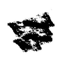 Black Paint Brush Grunge . Ink Brush Texture Shape . Splash Brush . vector