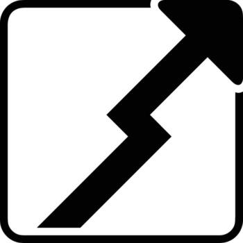 Growth business icon symbol vector image. Illustration of the progress outline infographic strategy  development design image