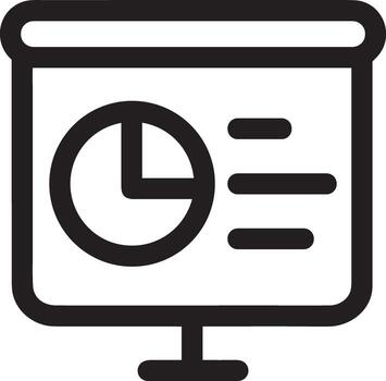 Growth business icon symbol vector image. Illustration of the progress outline infographic strategy  development design image