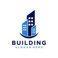 Building Logo Element Vector . Contruction Element Verctor Logo . Real Estate Logo