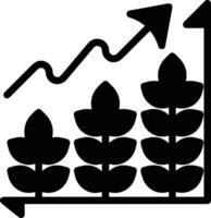 Growth business icon symbol vector image. Illustration of the progress outline infographic strategy  development design image