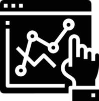 Growth business icon symbol vector image. Illustration of the progress outline infographic strategy  development design image