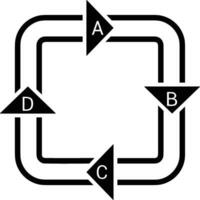 Growth business icon symbol vector image. Illustration of the progress outline infographic strategy  development design image