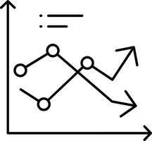 Growth business icon symbol vector image. Illustration of the progress outline infographic strategy  development design image