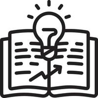 Growth business icon symbol vector image. Illustration of the progress outline infographic strategy  development design image