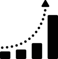 Growth business icon symbol vector image. Illustration of the progress outline infographic strategy  development design image