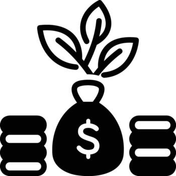 Growth business icon symbol vector image. Illustration of the progress outline infographic strategy  development design image