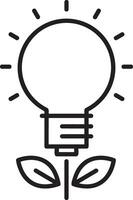 Growth business icon symbol vector image. Illustration of the progress outline infographic strategy  development design image