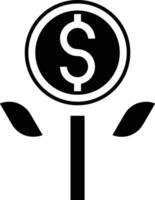Growth business icon symbol vector image. Illustration of the progress outline infographic strategy  development design image
