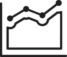 Growth business icon symbol vector image. Illustration of the progress outline infographic strategy  development design image