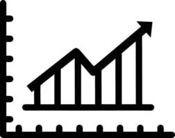 Growth business icon symbol vector image. Illustration of the progress outline infographic strategy  development design image