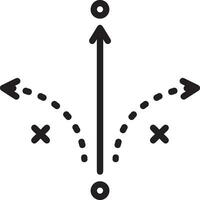 Growth business icon symbol vector image. Illustration of the progress outline infographic strategy  development design image