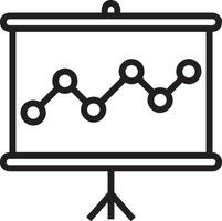 Growth business icon symbol vector image. Illustration of the progress outline infographic strategy  development design image