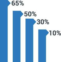 Growth business icon symbol vector image. Illustration of the progress outline infographic strategy  development design image