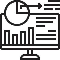 Growth business icon symbol vector image. Illustration of the progress outline infographic strategy  development design image