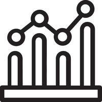 Growth business icon symbol vector image. Illustration of the progress outline infographic strategy  development design image