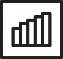 Growth business icon symbol vector image. Illustration of the progress outline infographic strategy  development design image