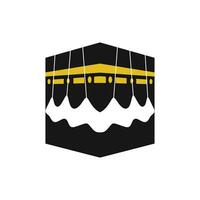 Makkah Illustration Element Vector . Mecca Illustration . kaaba Element Vector