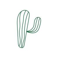 Cactus Line Vector Element , Cactus Illustration Icon , Cactus Icon , Plant Cactus Line