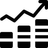 Growth business icon symbol vector image. Illustration of the progress outline infographic strategy  development design image