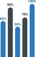 Growth business icon symbol vector image. Illustration of the progress outline infographic strategy  development design image