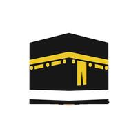 Makkah Illustration Element Vector . Mecca Illustration . kaaba Element Vector