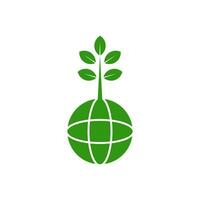 Green Environment Icon Element Vector Free , Environment Icon , Ecology and Nature Vector Graphic