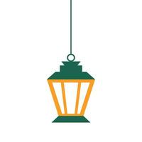 Lantern Element Vector Background . Muslim Element Template . Festival Element Template Vector .