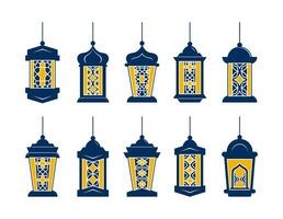 Lantern Element Vector Set Collection , Background Vector Element