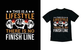 GYM typography t-shirt design, Fitness t-shirt design vector