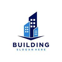 Building Logo Element Vector . Contruction Element Verctor Logo . Real Estate Logo