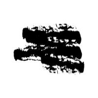 Black Paint Brush Grunge . Ink Brush Texture Shape . Splash Brush . vector