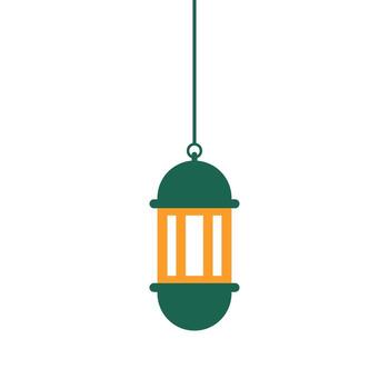 Lantern Element Vector Background . Muslim Element Template . Festival Element Template Vector .