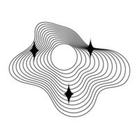 estructura metálica línea estético forma . estructura metálica diseño vector