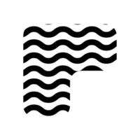 Memphis Line Wavy Vector Element . Memphis Wavy Background .