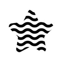 Memphis Line Wavy Vector Element . Memphis Wavy Background .