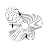 estructura metálica línea estético forma . estructura metálica diseño vector