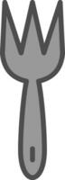 Fork Vector Icon Design
