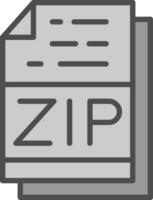 Zip Vector Icon Design