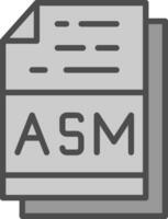 Asm Vector Icon Design