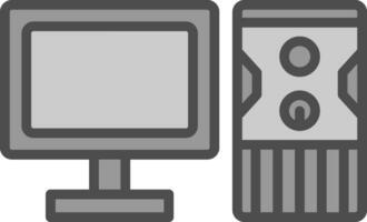 diseño de icono de vector de computadora