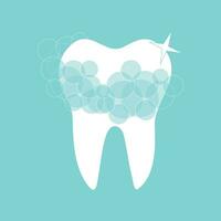 dientes limpieza cepillado dientes dental cuidado vector