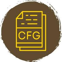 Cfg File Format Vector Icon Design